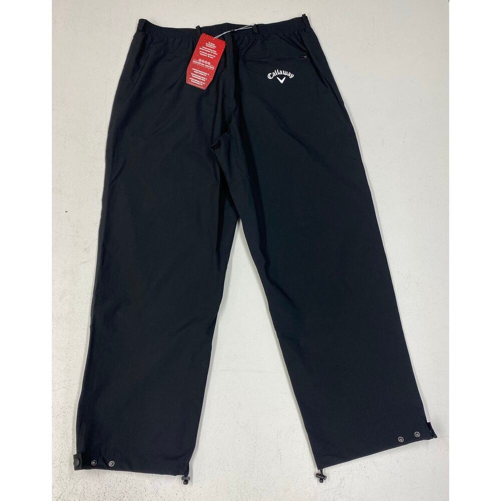 NEW Men Callaway Caviar Weather-Series rain windbreaker golf sweat pants XL